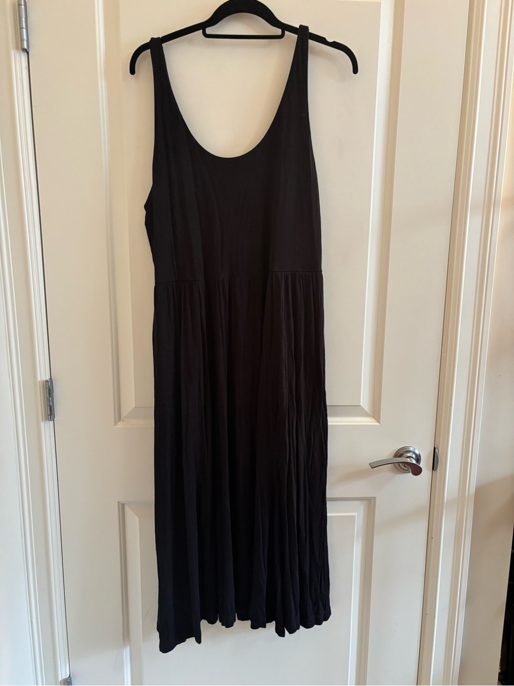 a new day Black Scoop-Neck Maxi Dress